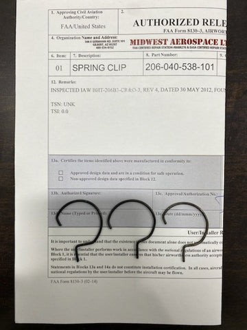 206-040-538-101 Spring Clip